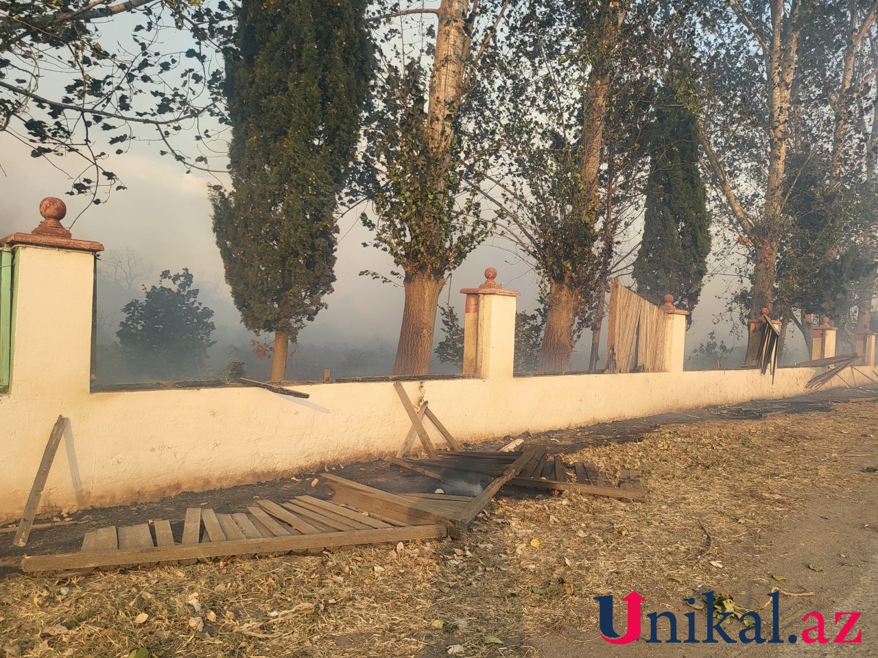 Xaçmazda yanğın oldu - FOTOLAR (VİDEO)